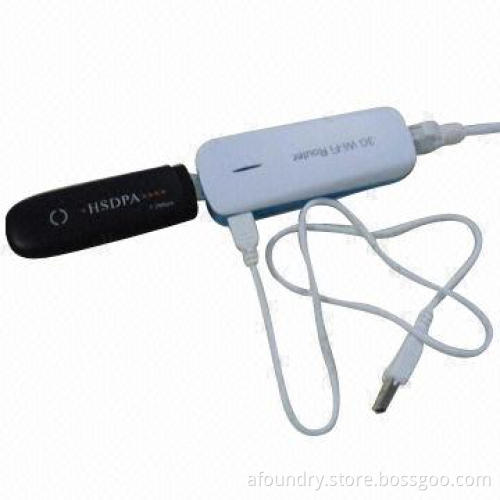 Mobile Power Bank, 3G Router with 1,800mAh Battery